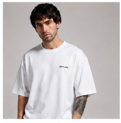Oversized French Terry Cotton Tees