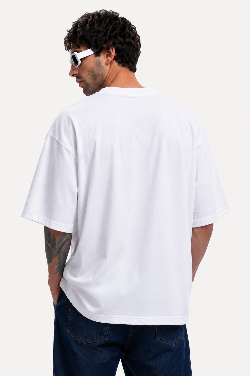 Oversized French Terry Cotton Tees